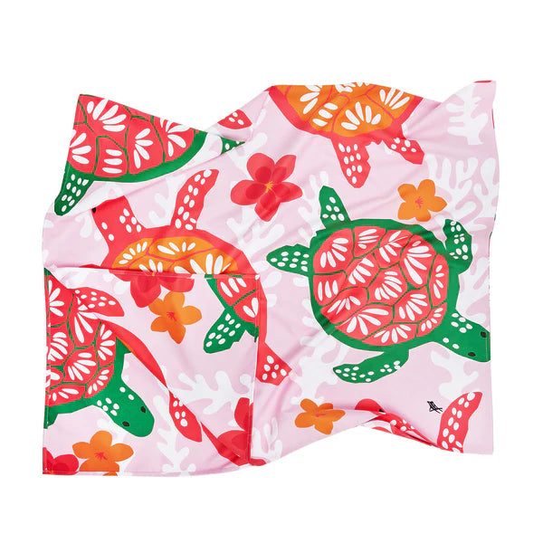 Beach Towel - Turtley Tropical - Kids