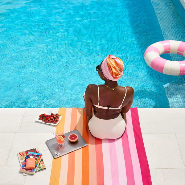 Dock and Bay - Hair Wrap - Miami Sorbet
