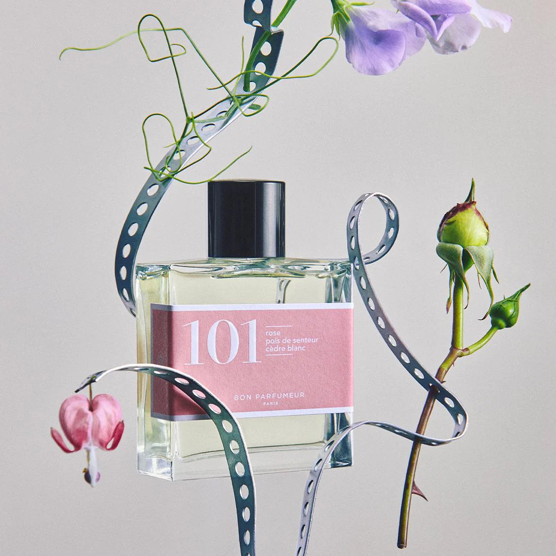 Perfume - Bon Parfumeur - 101 - Rose, sweet pea, white cedar - An elegant fresh rose