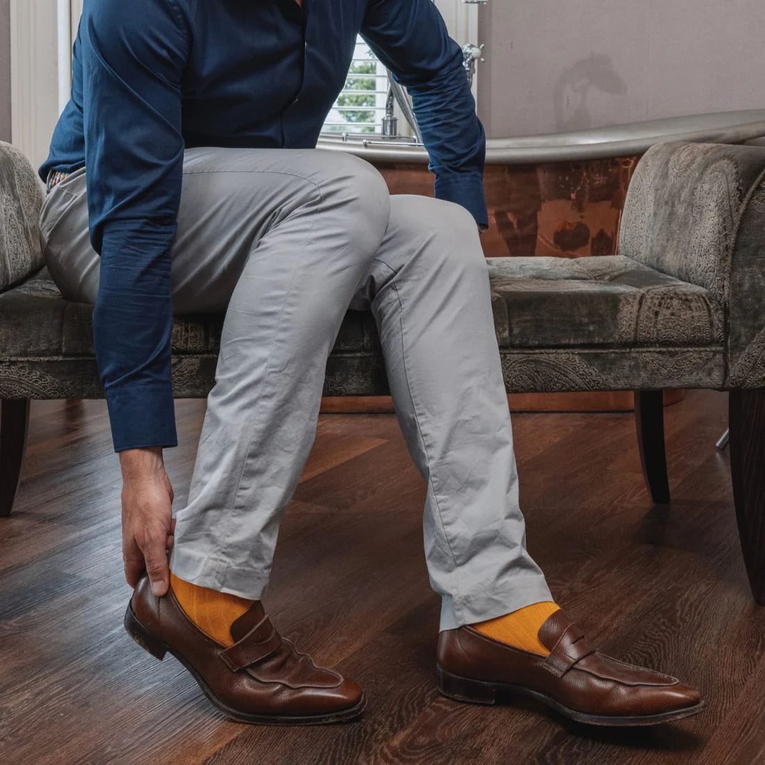Swole Panda - Bumblebee Yellow Bamboo Socks