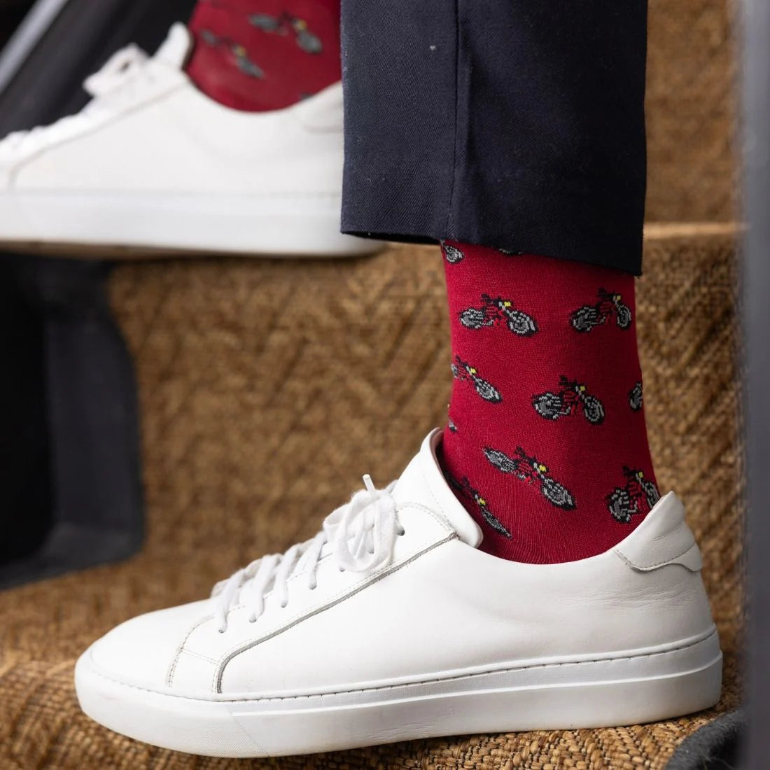 Swole Panda - Motor Bike Bamboo Socks