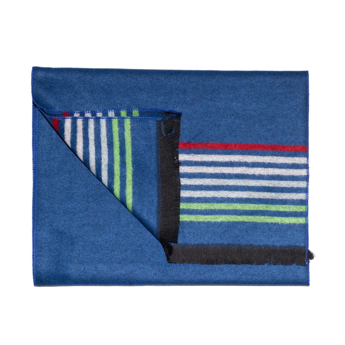 Swole Panda - Navy Fine Stripe Bamboo Scarf