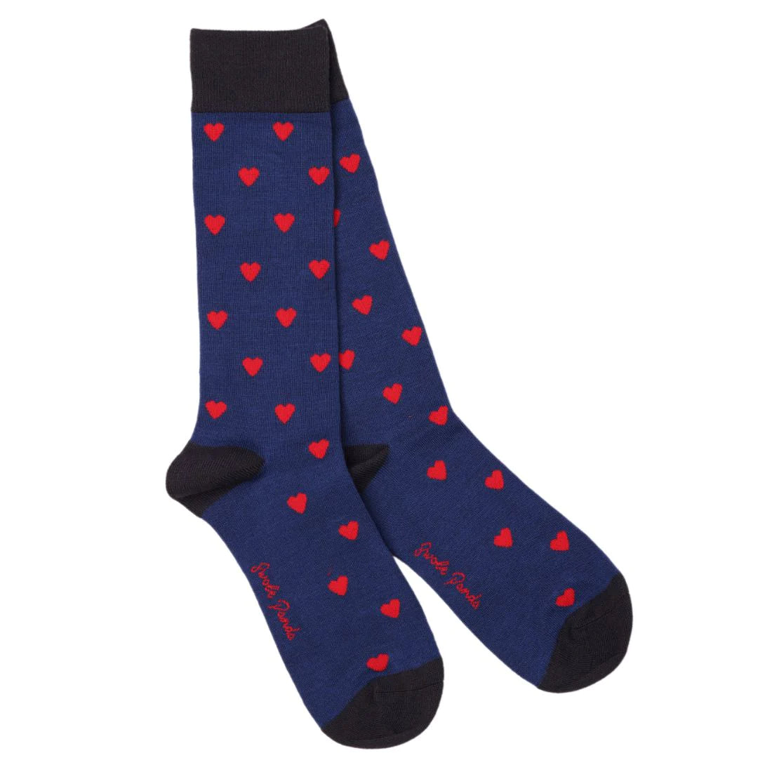 Swole Panda - Heart Bamboo Men's Socks