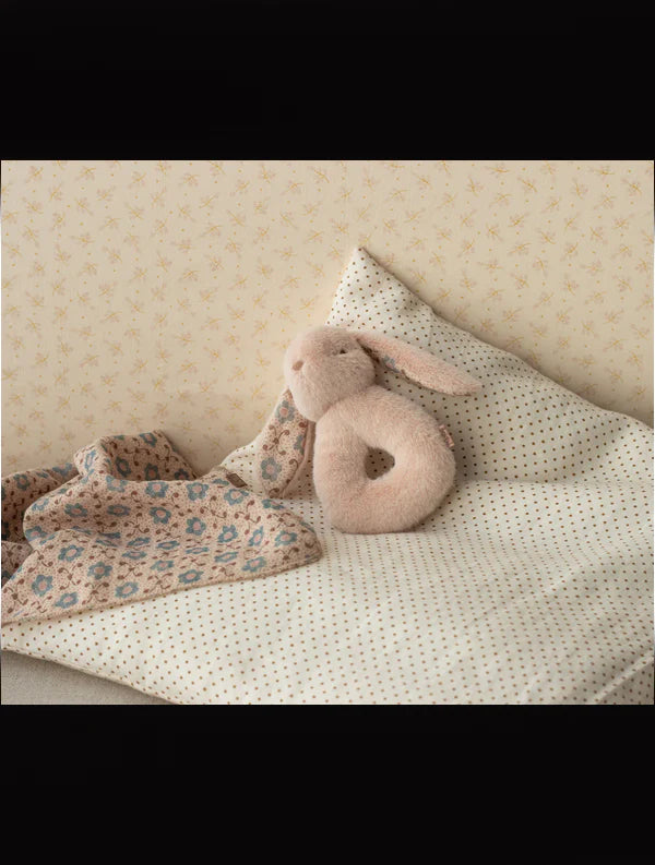 Maileg - Rabbit Rattle Set - Powder