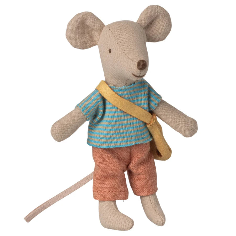 Maileg - Little Brother Mouse with Bag