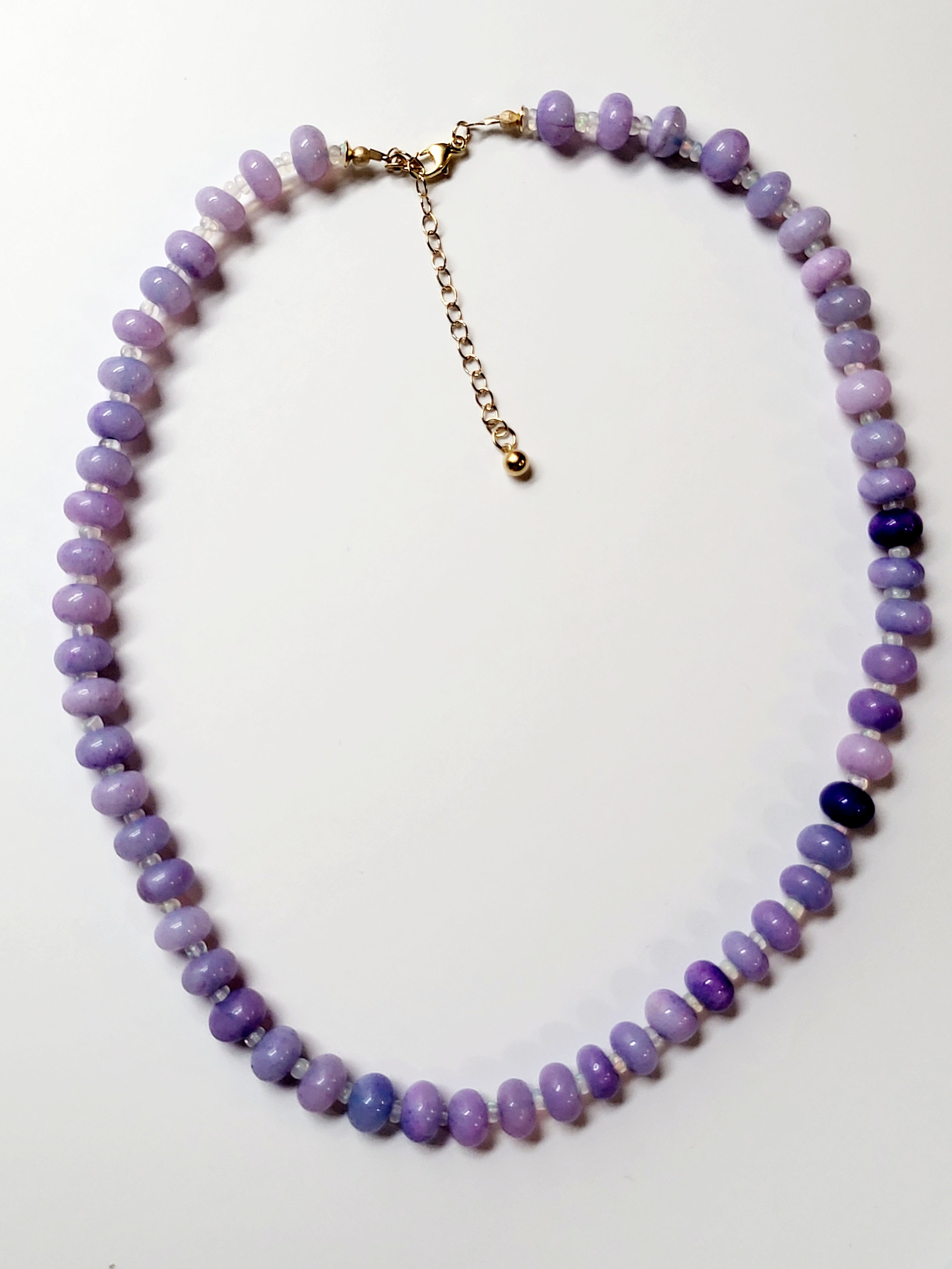 Lavender Opal Necklace