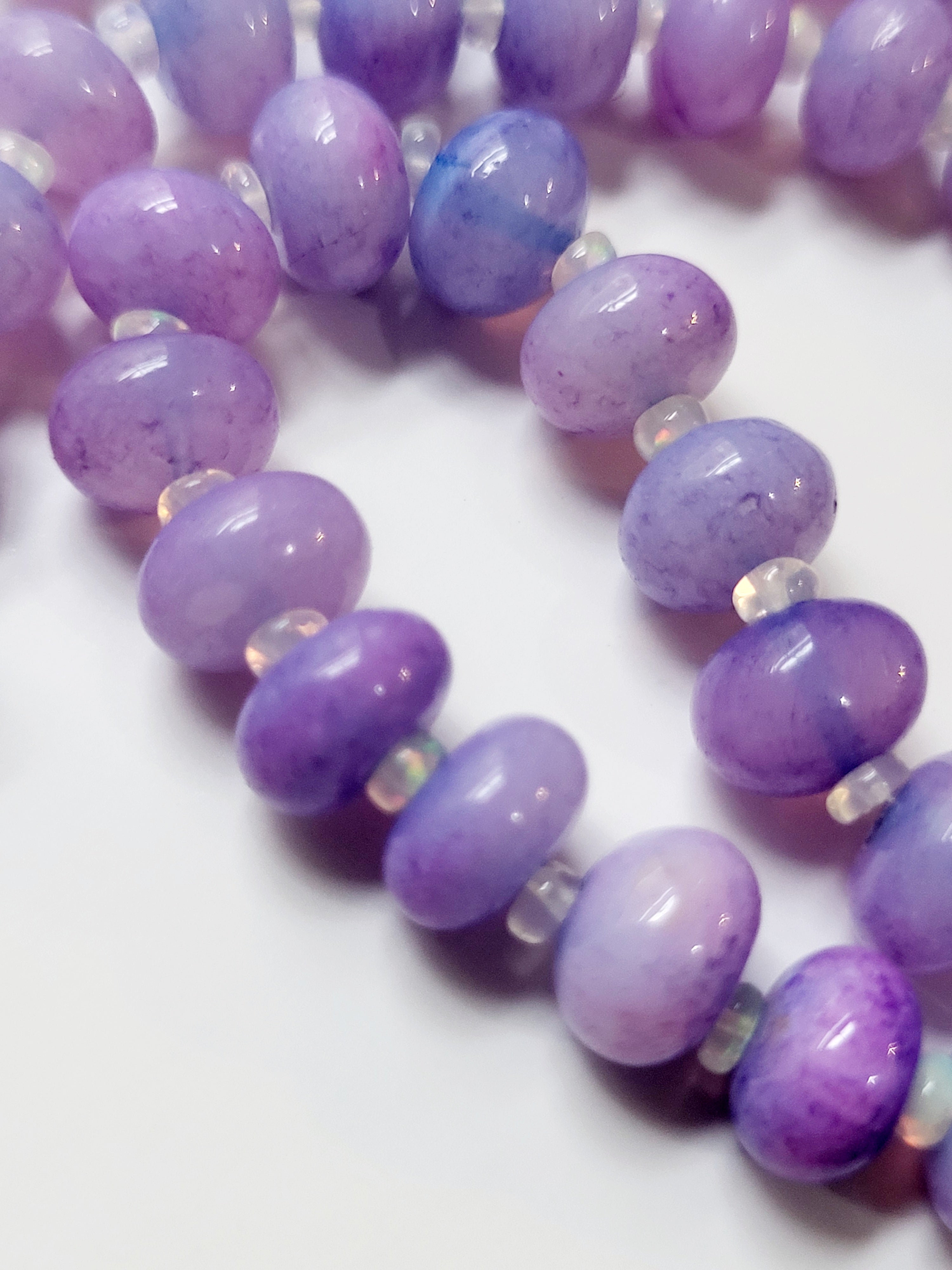 Lavender Opal Necklace