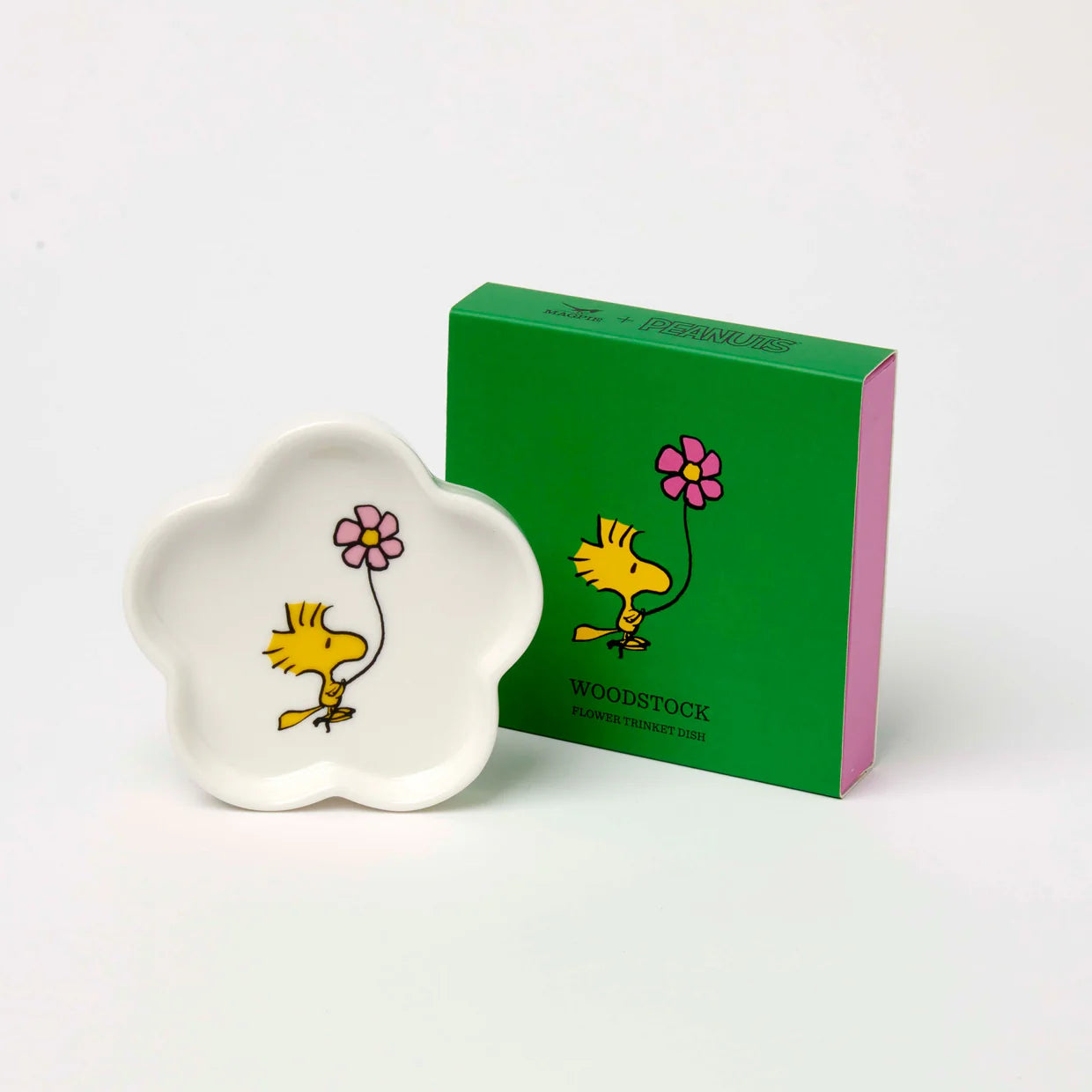 Snoopy - Peanuts Flower Shaped Trinket Dish - Woodstock