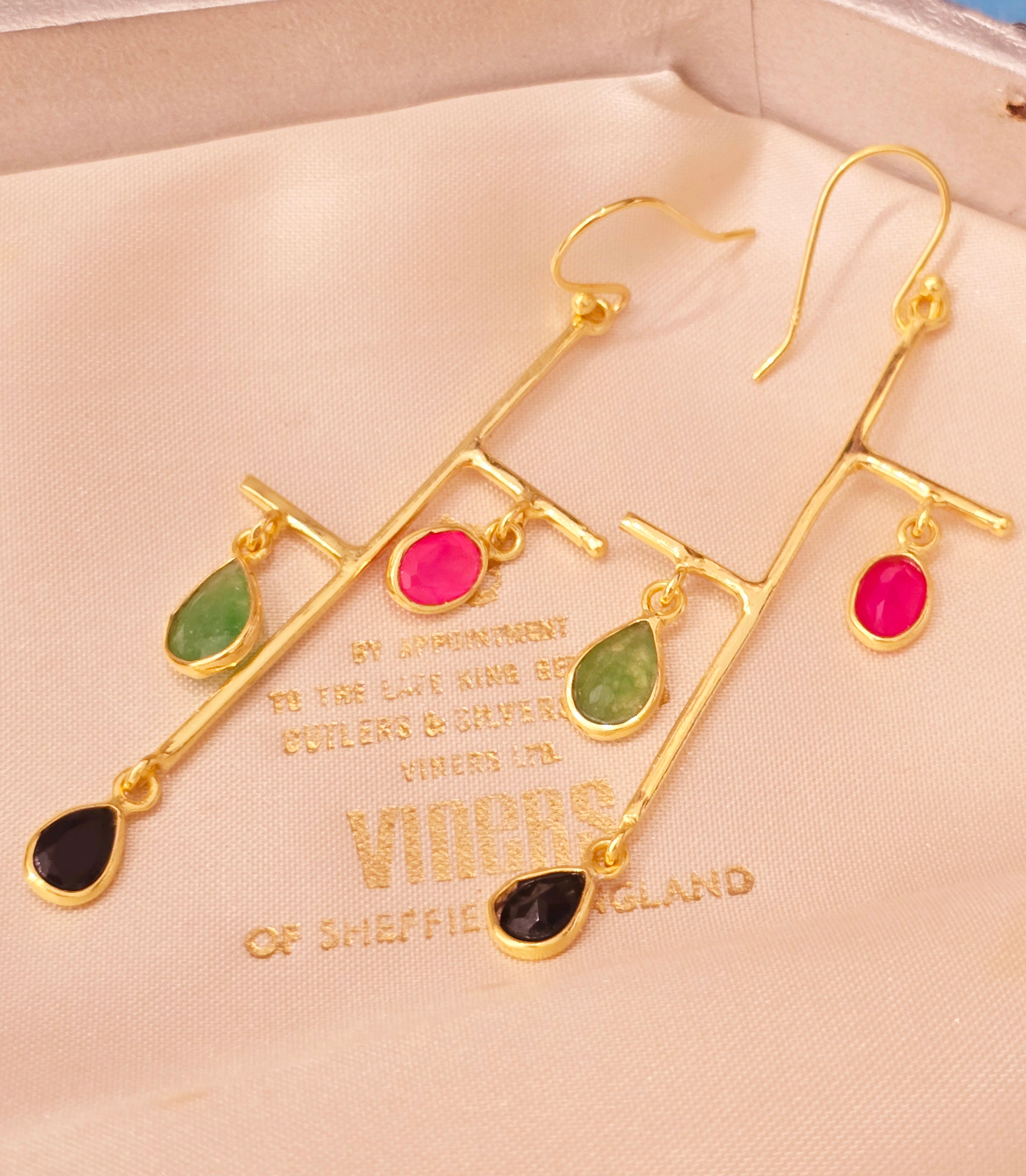 Farah Multi-drop Earrings - Various Colourways