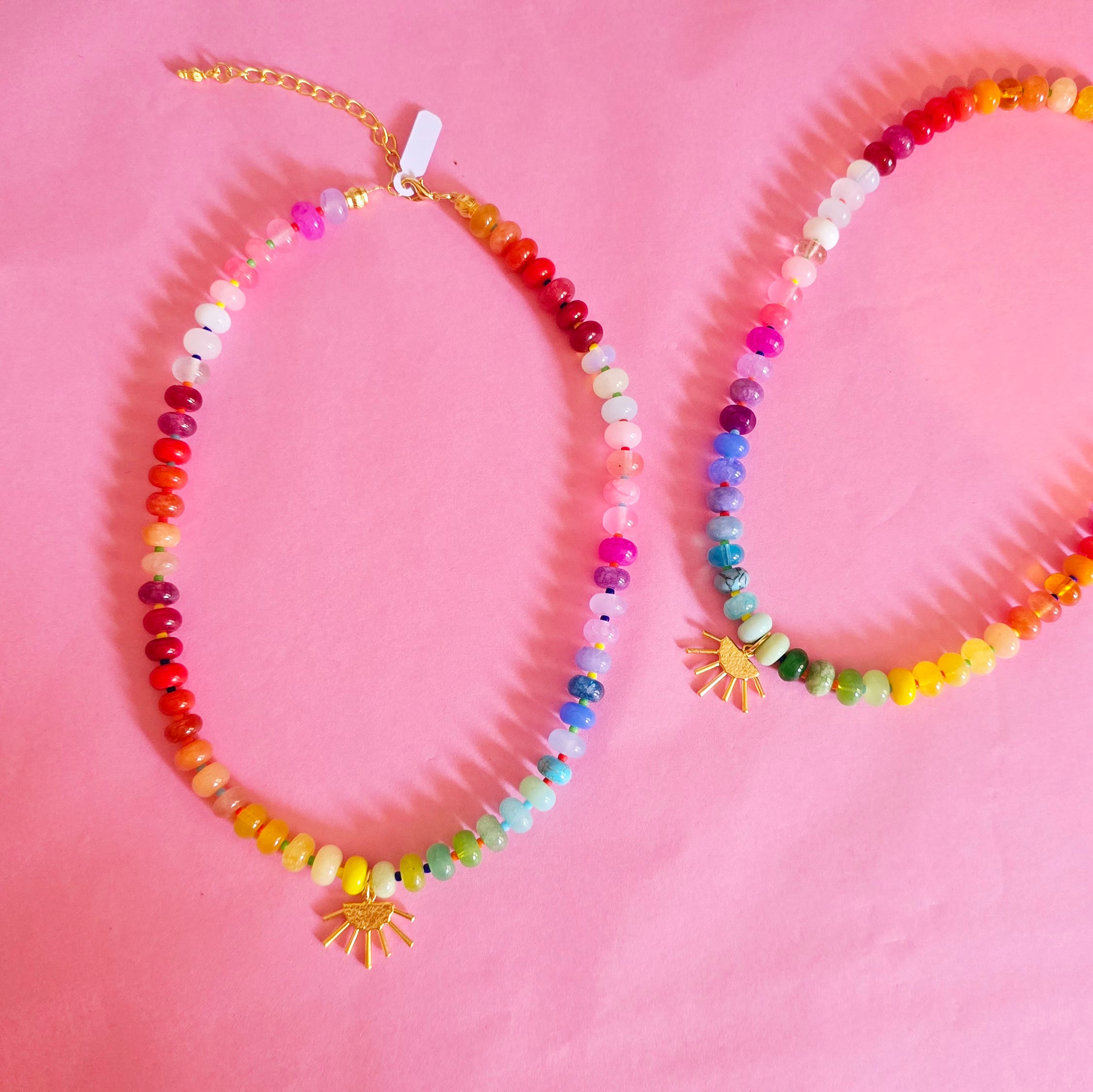 Mooch Exclusive - Rainbow Candy Beaded Necklace