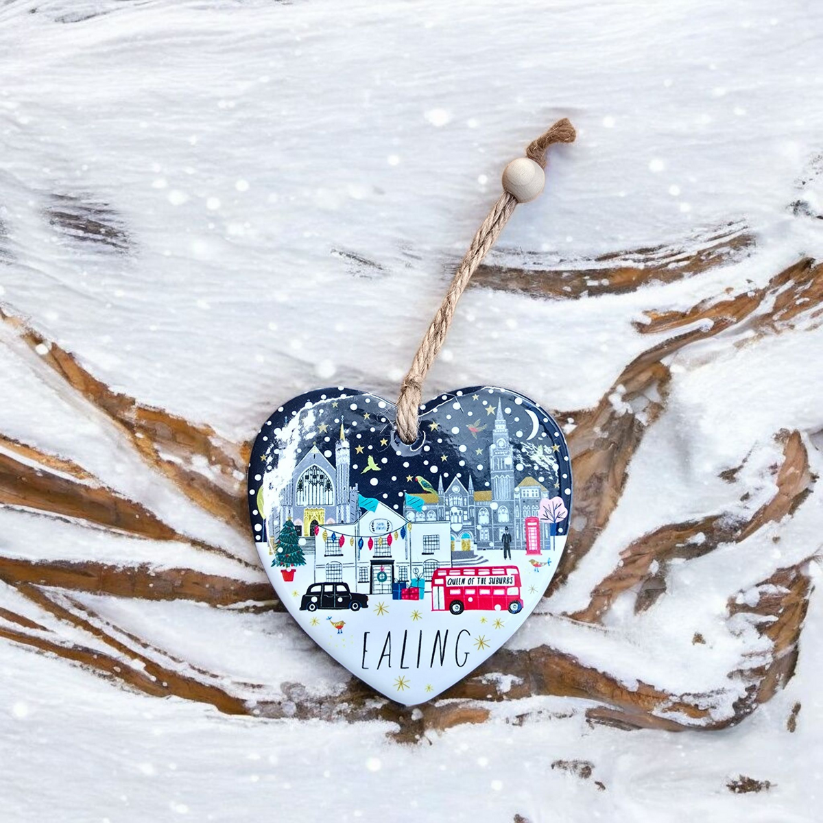 MOOCH London - Ealing Heart Decoration - Christmas