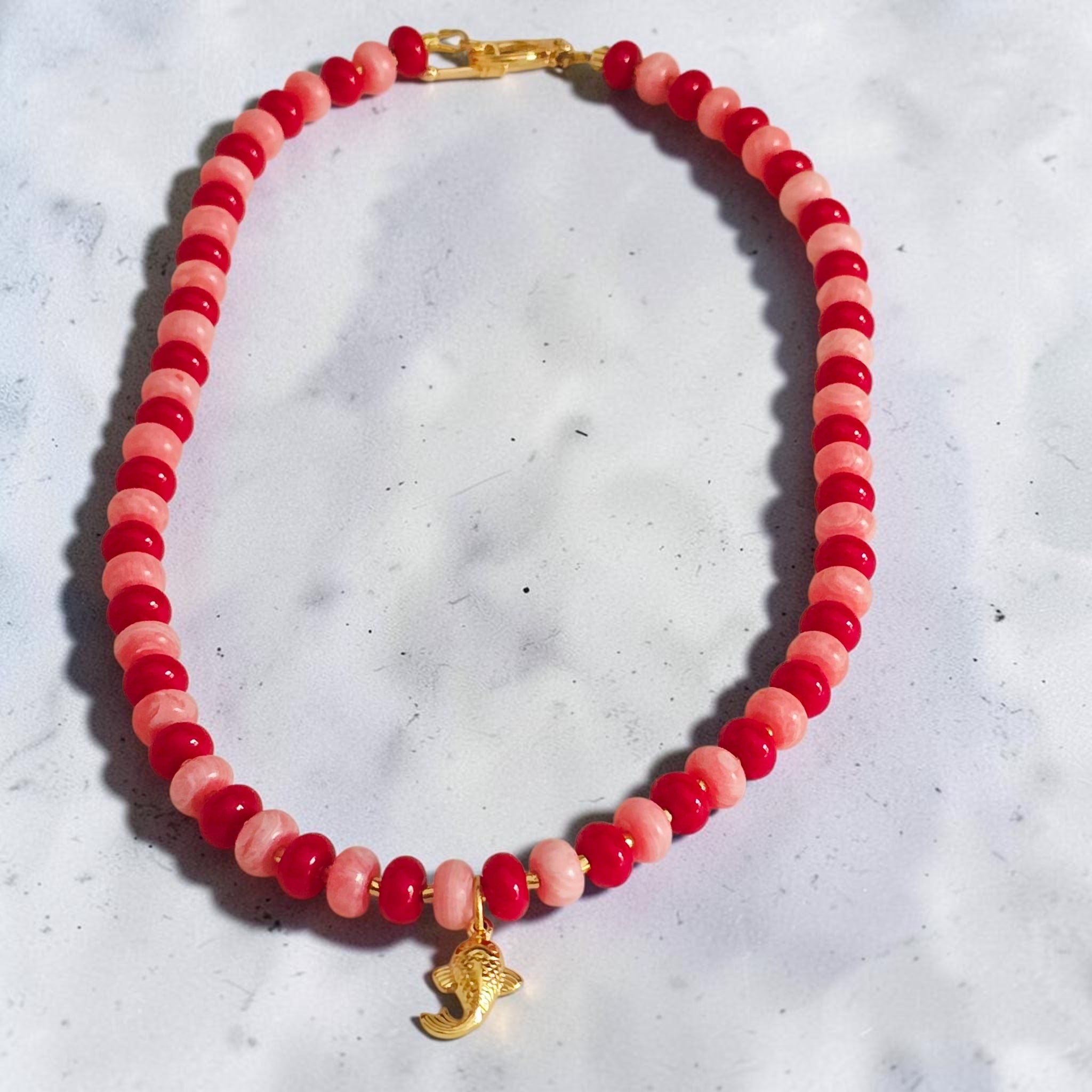 MOOCH London - Zesty Bright Necklace - Red
