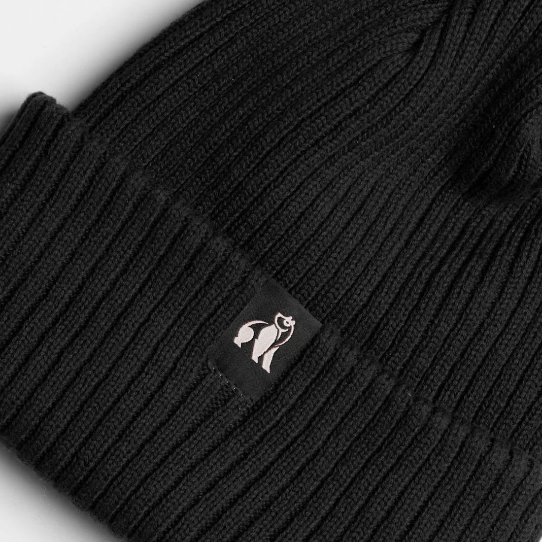 Swole Panda - Organic Cotton Beanie - Black