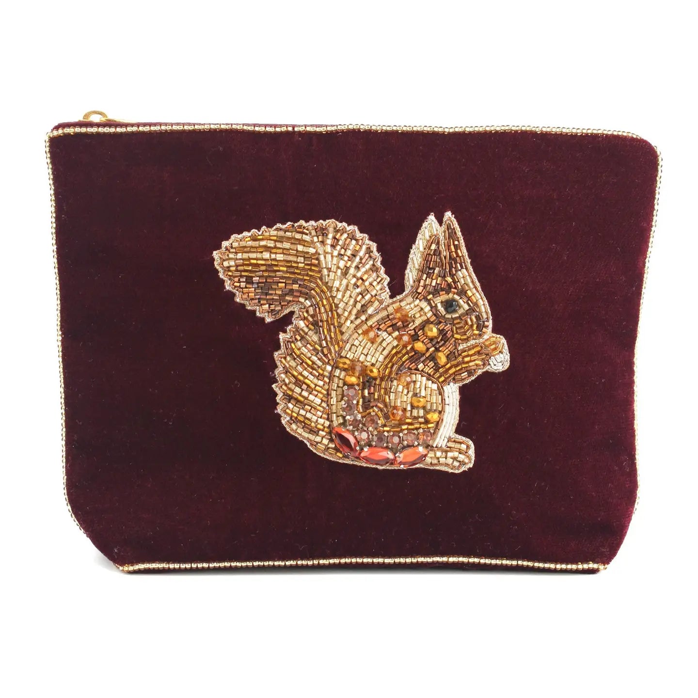 Velvet Squirrel - Medium Pouch