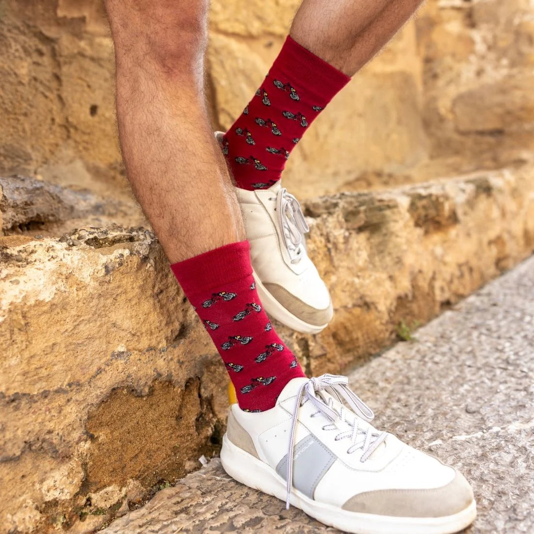 Swole Panda - Motor Bike Bamboo Socks