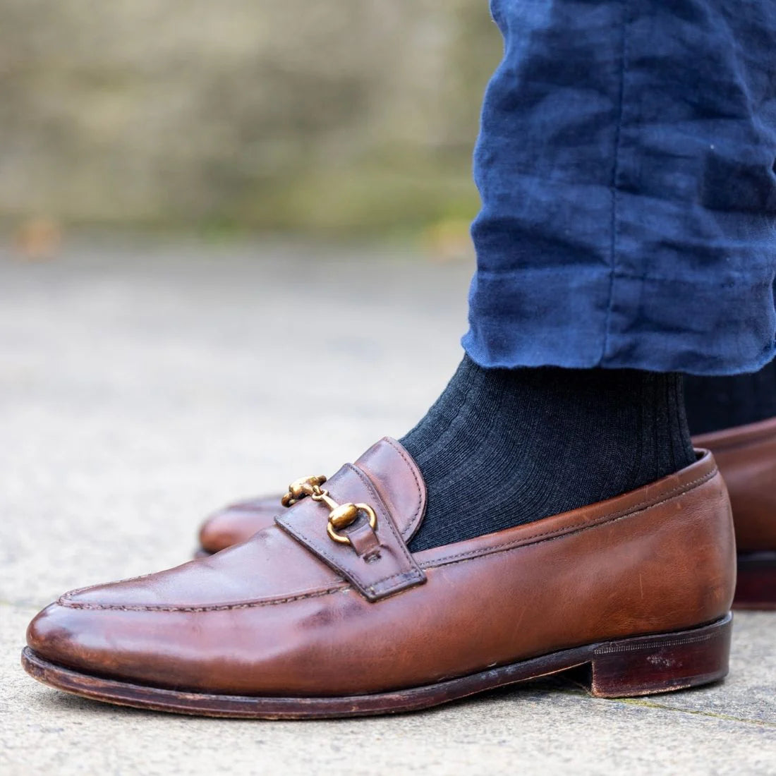 Swole Panda - Charcoal Bamboo Socks L