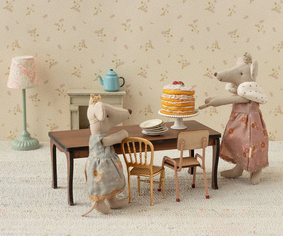 Maileg - Mouse Party Cake & Cake Stand