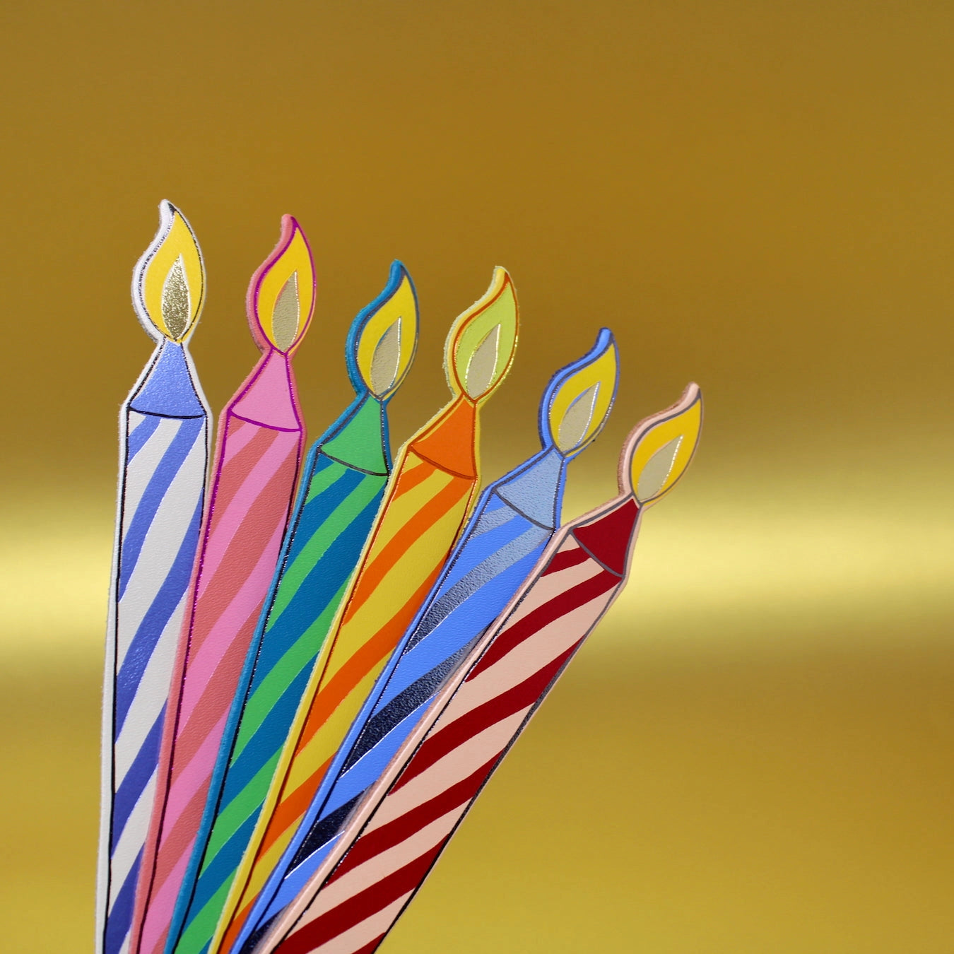 Ark - Birthday Candle Bookmark - Cornflower