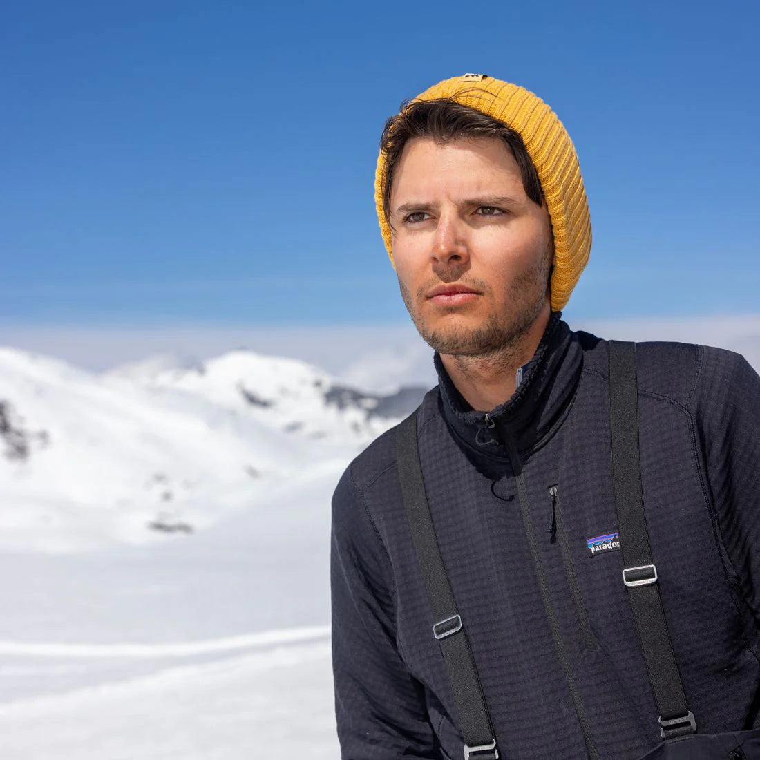 Swole Panda - Organic Cotton Beanie - Mustard