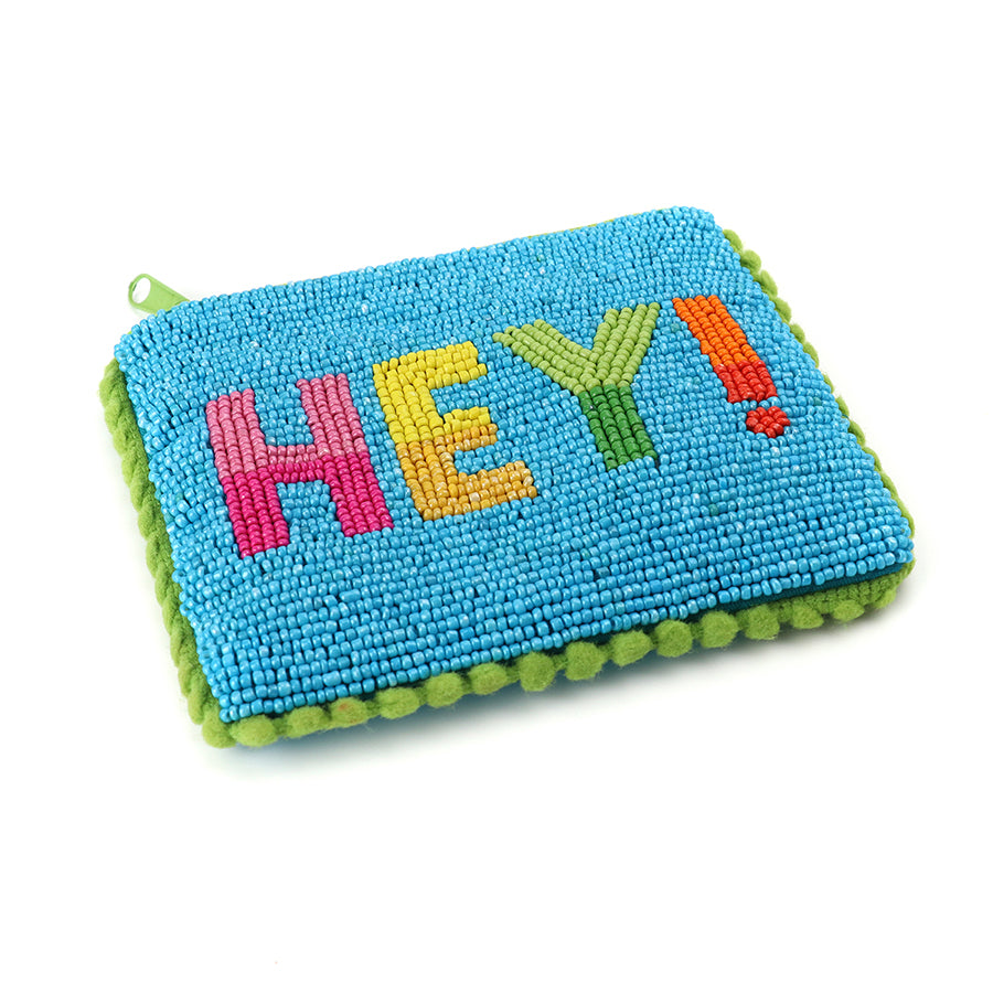 HEY Beaded Holiday Purse