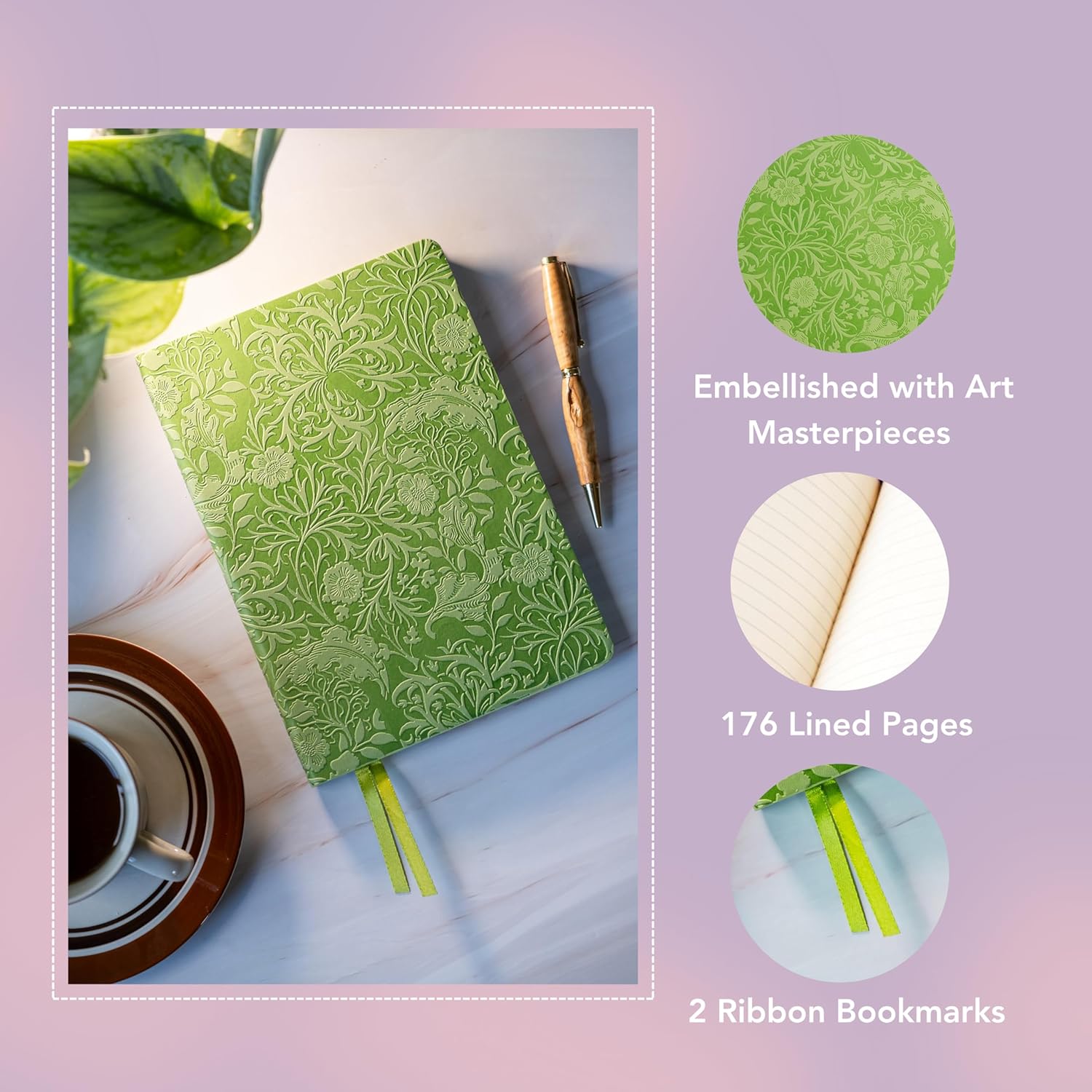 William Morris Acanthus Notebook