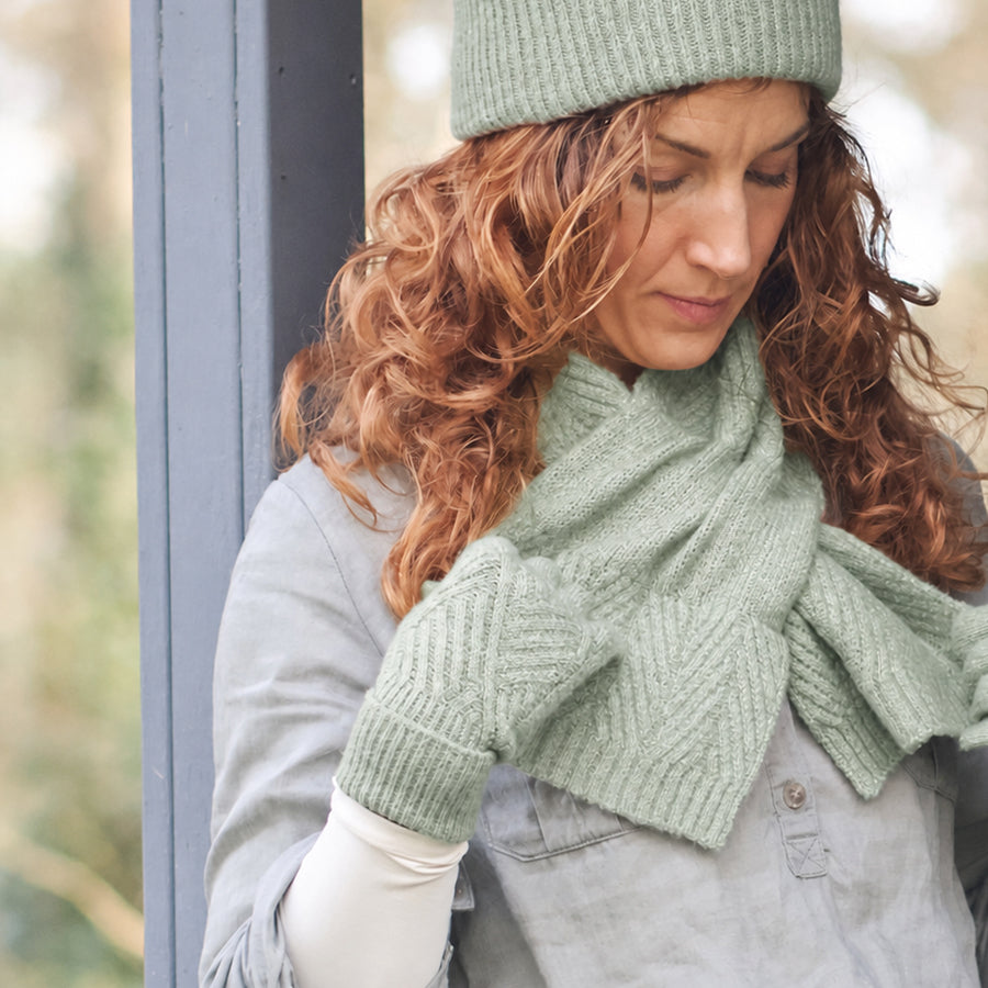 Cable Knit Gloves - Various Colours