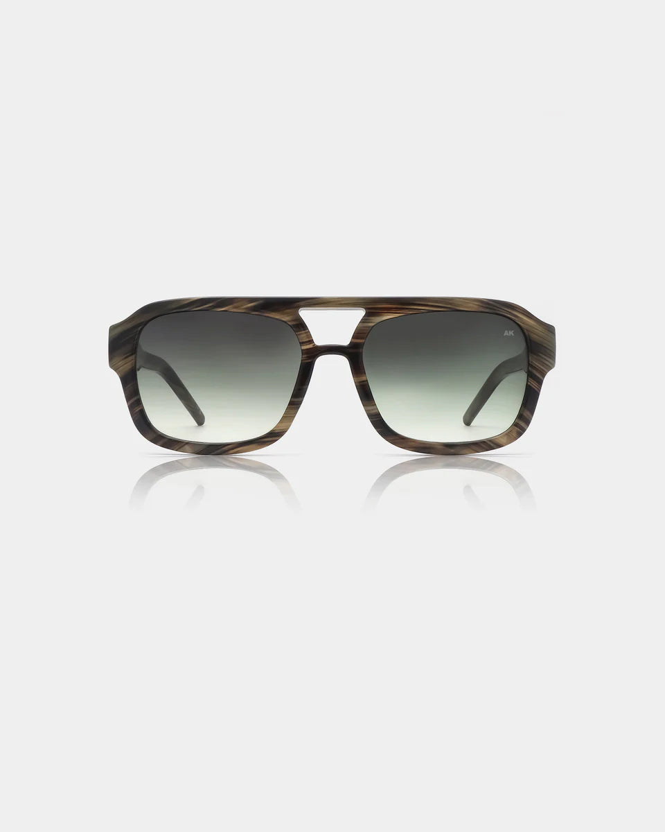 A.Kjaerbede - Kaya Sunglasses - Striped Horn