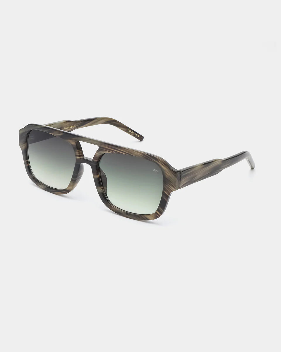 A.Kjaerbede - Kaya Sunglasses - Striped Horn