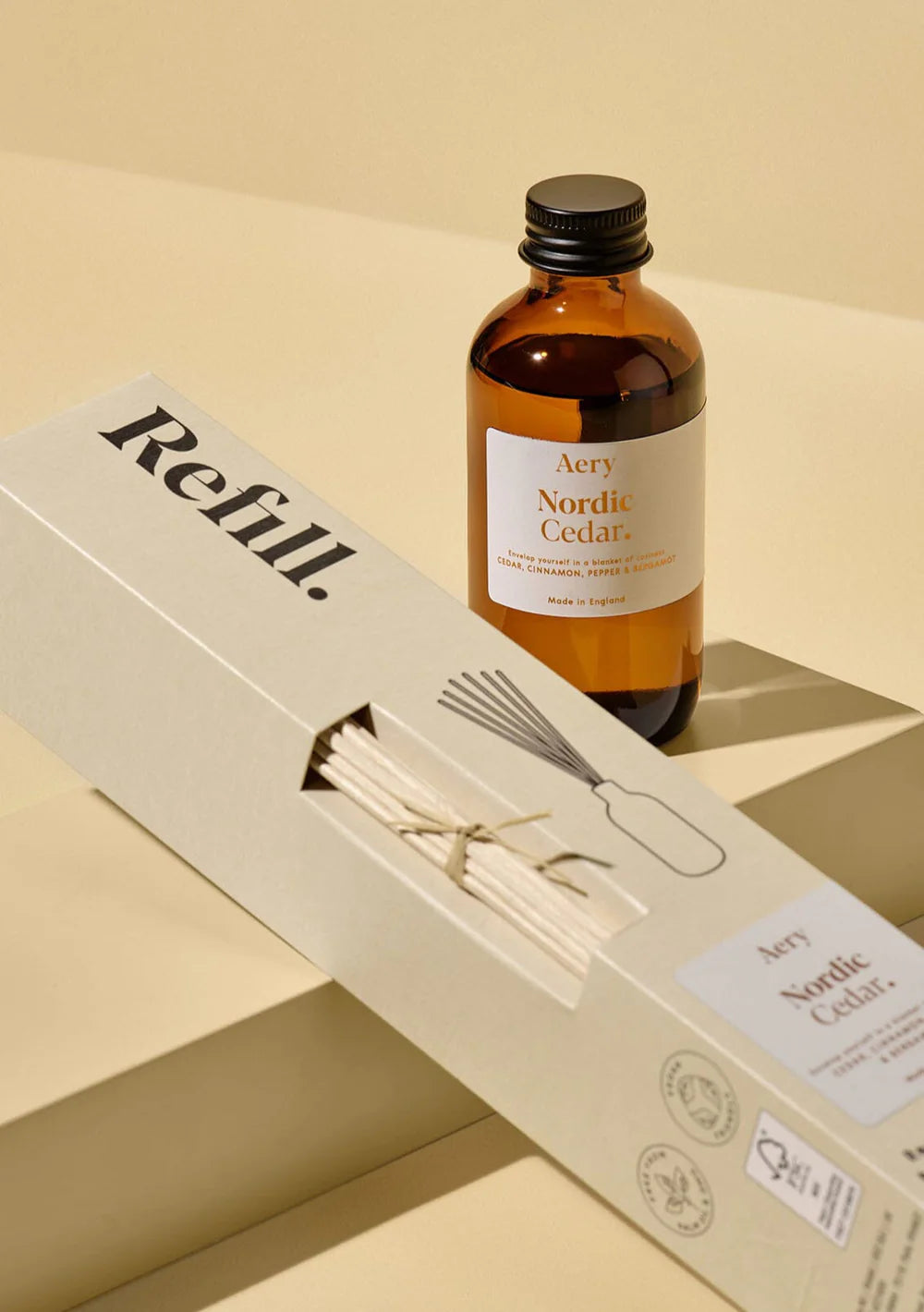 Aery - Nordic Cedar Amber Diffuser Refill