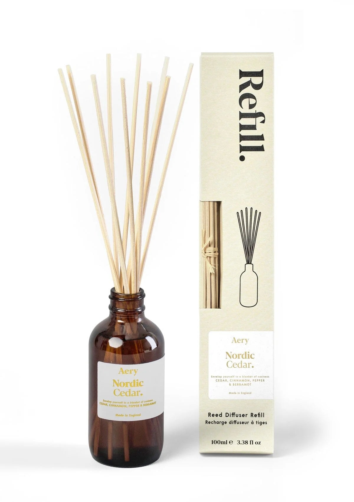 Aery - Nordic Cedar Amber Diffuser Refill