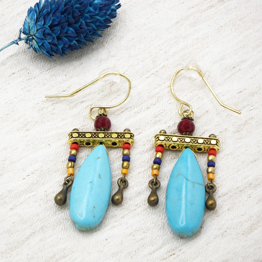 Boho Turquoise Earrings