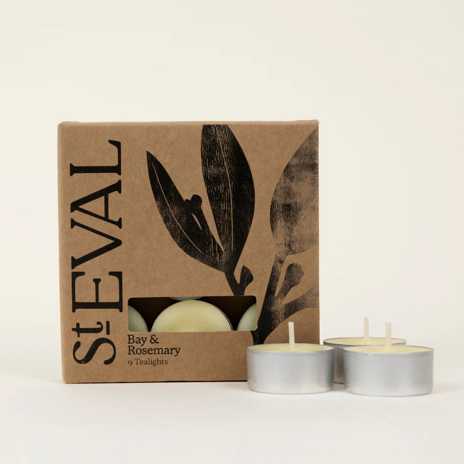 St Eval - Bay & Rosemary Tealight Candles
