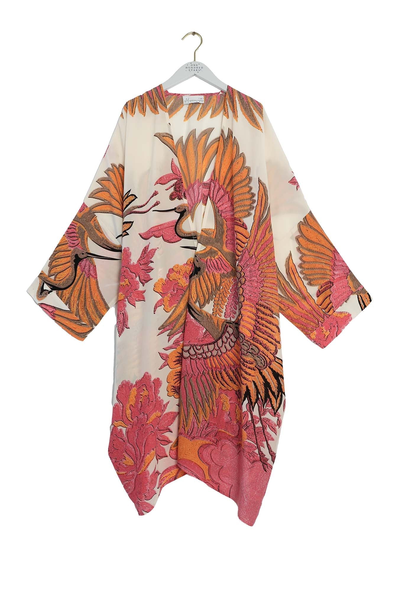 One Hundred Stars Grande Kimono - Crane Ercu