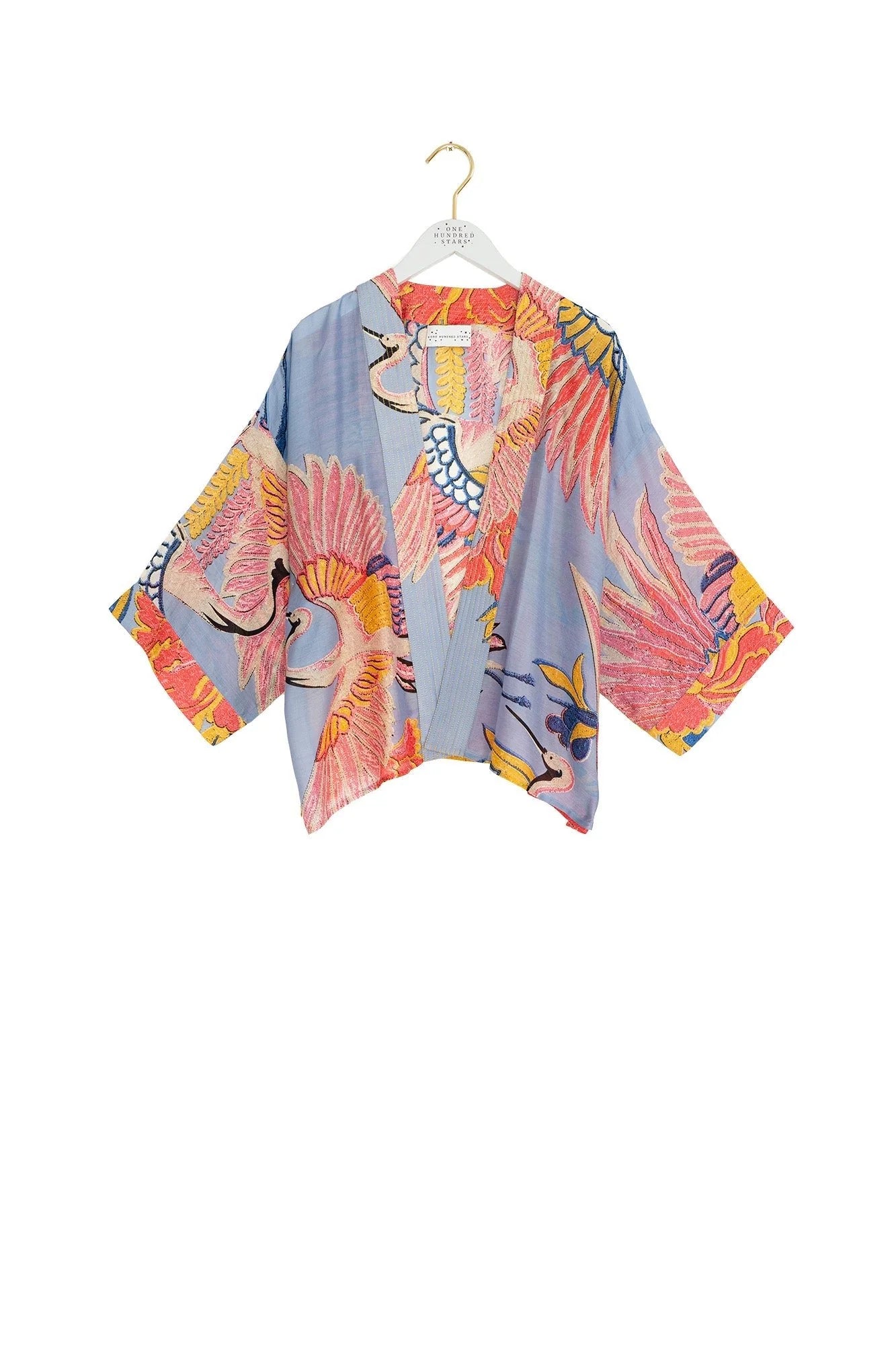 100 Stars Kimono - Crane Periwinkle
