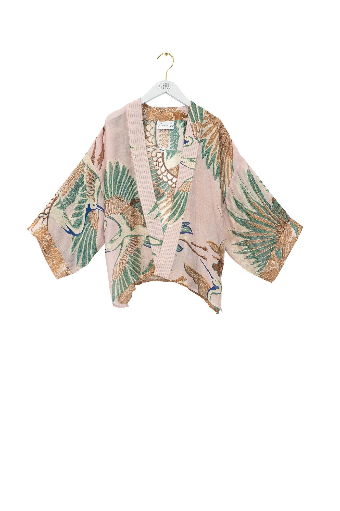 One Hundred Stars - Kimono - Crane Plaster Pink