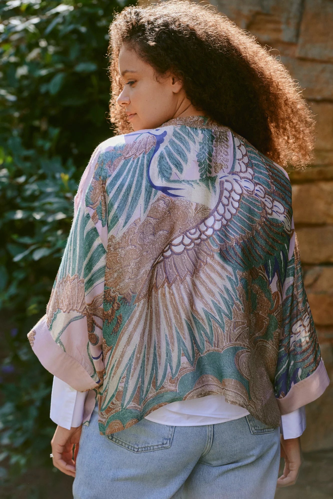 One Hundred Stars - Kimono - Crane Plaster Pink