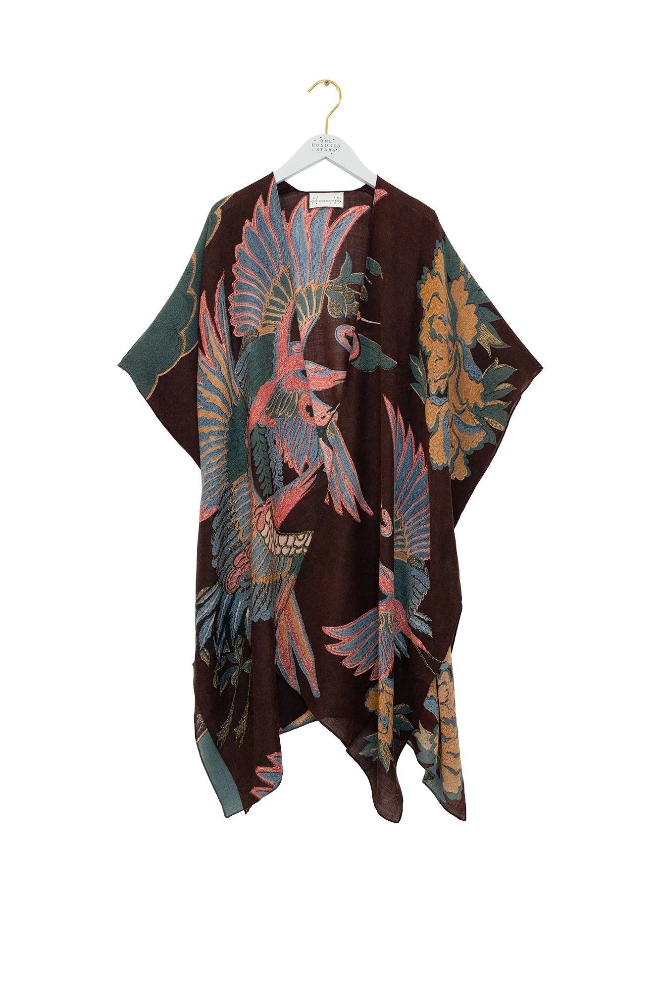 One Hundred Stars - Crane Wool Throwover - Plum