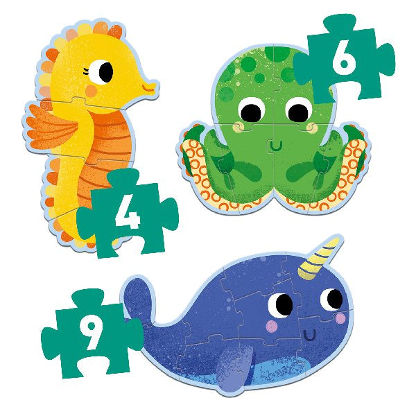 Progressive Puzzle In the Sea