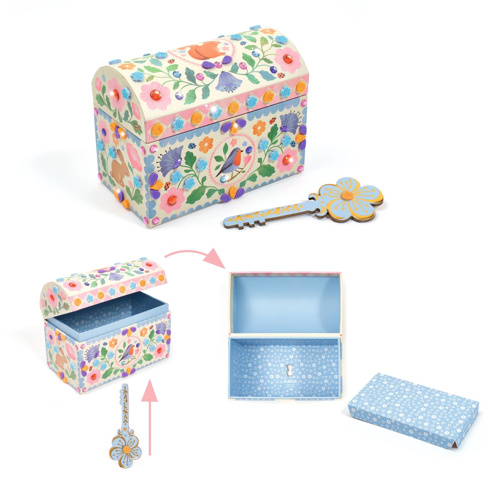 Djeco - Treasure Chest - Flower