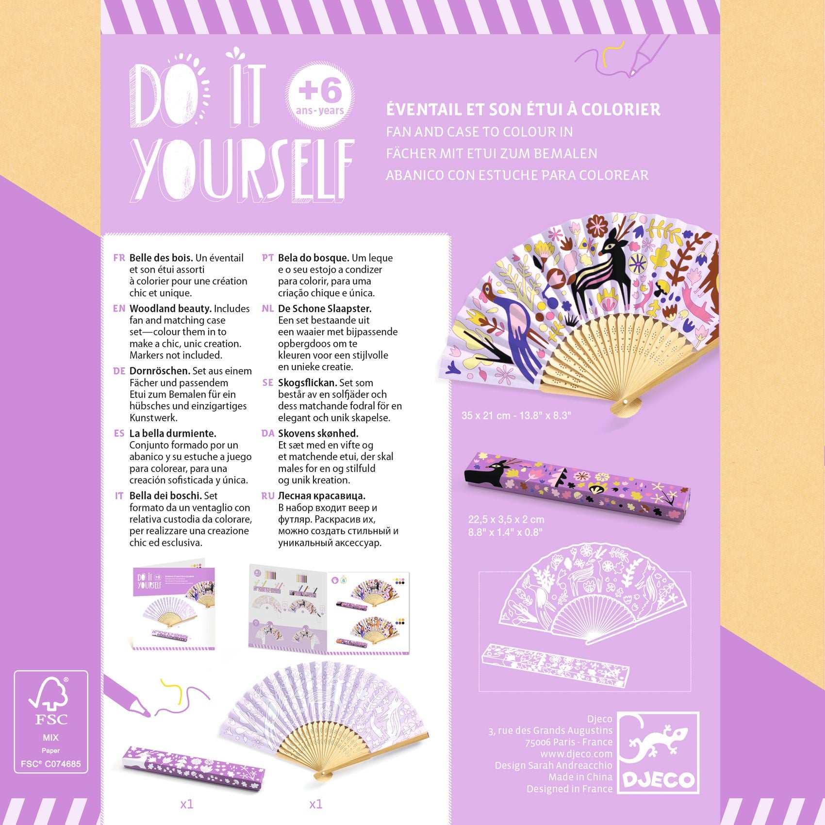 Djeco - Craft Kit - Woodland Fan