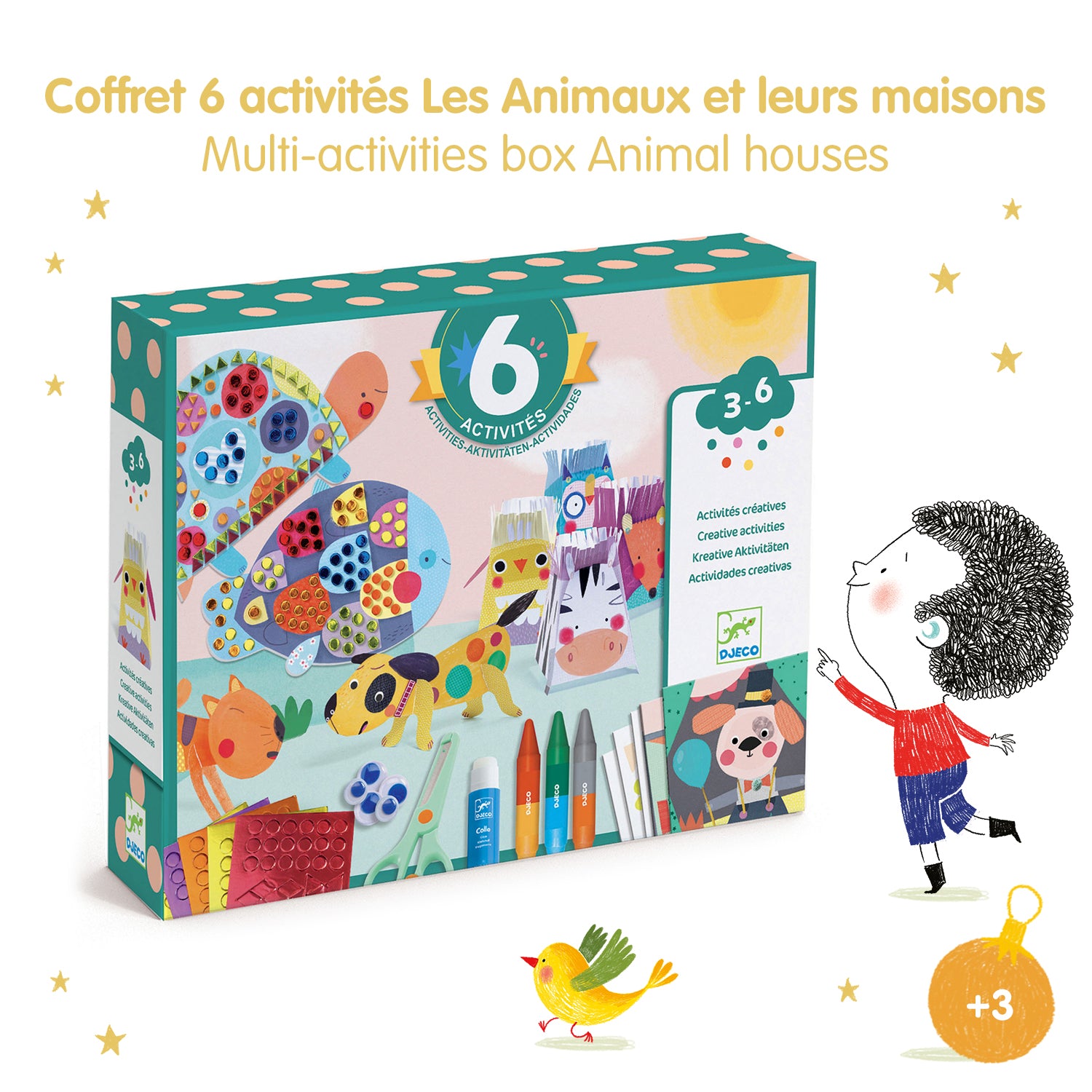Djeco - Activity Set - Animal Houses