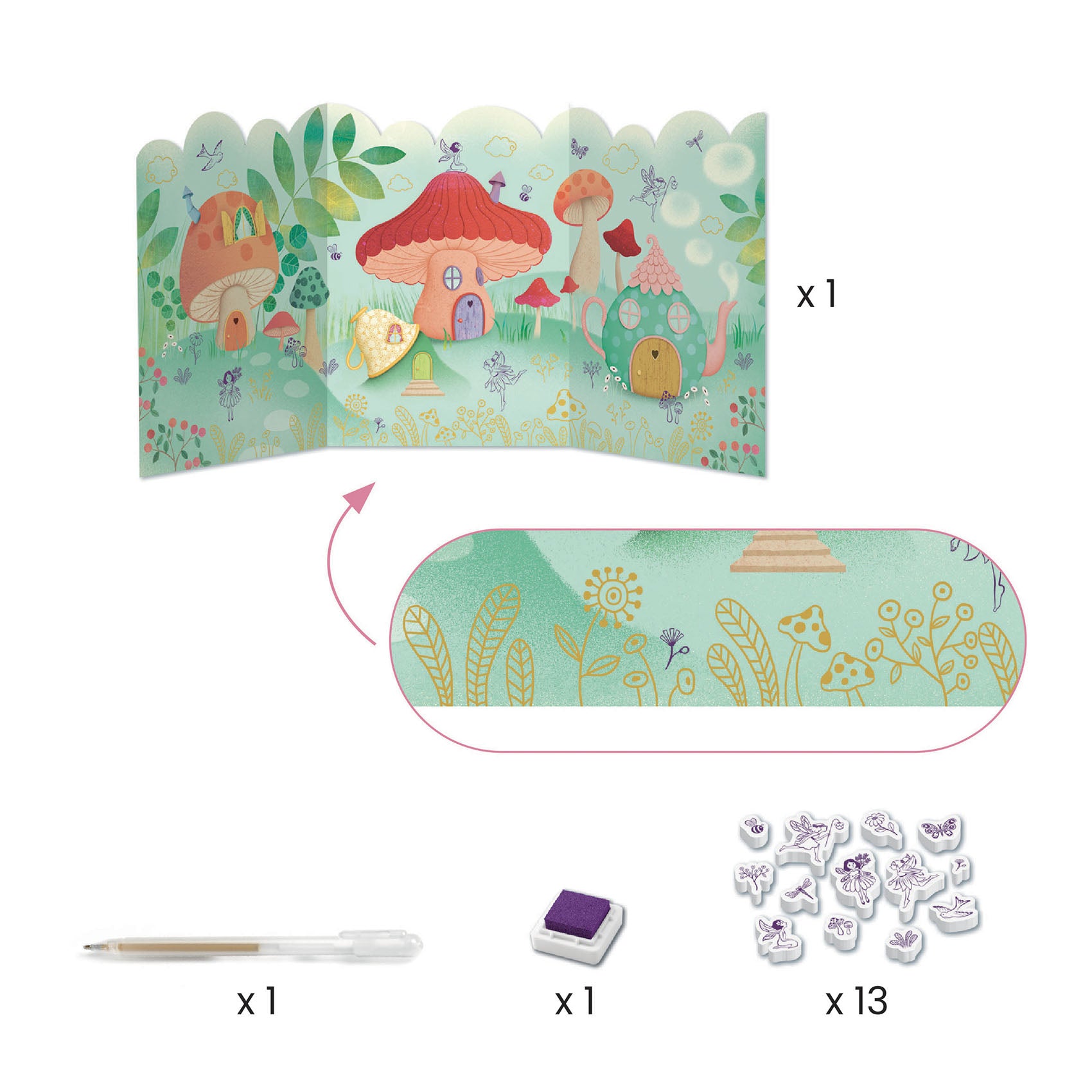 Djeco - Multi Activity Kit - Fairy
