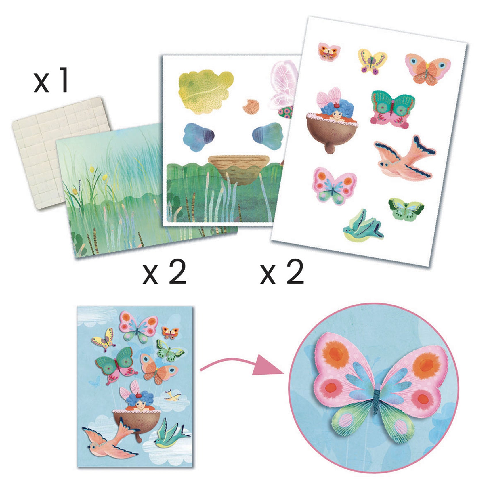 Djeco - Multi Activity Kit - Fairy