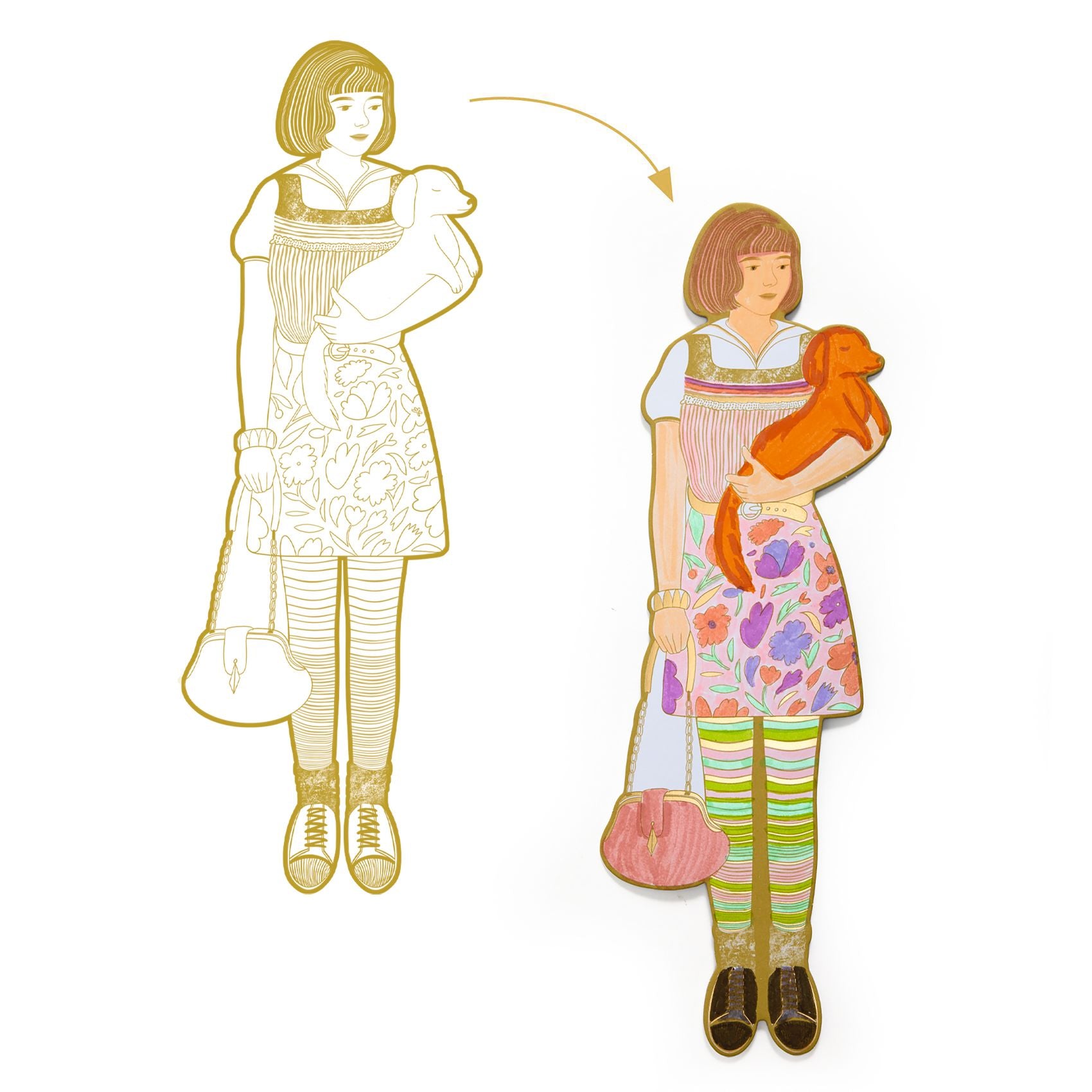 Djeco - Scout and Friends - Colouring Set