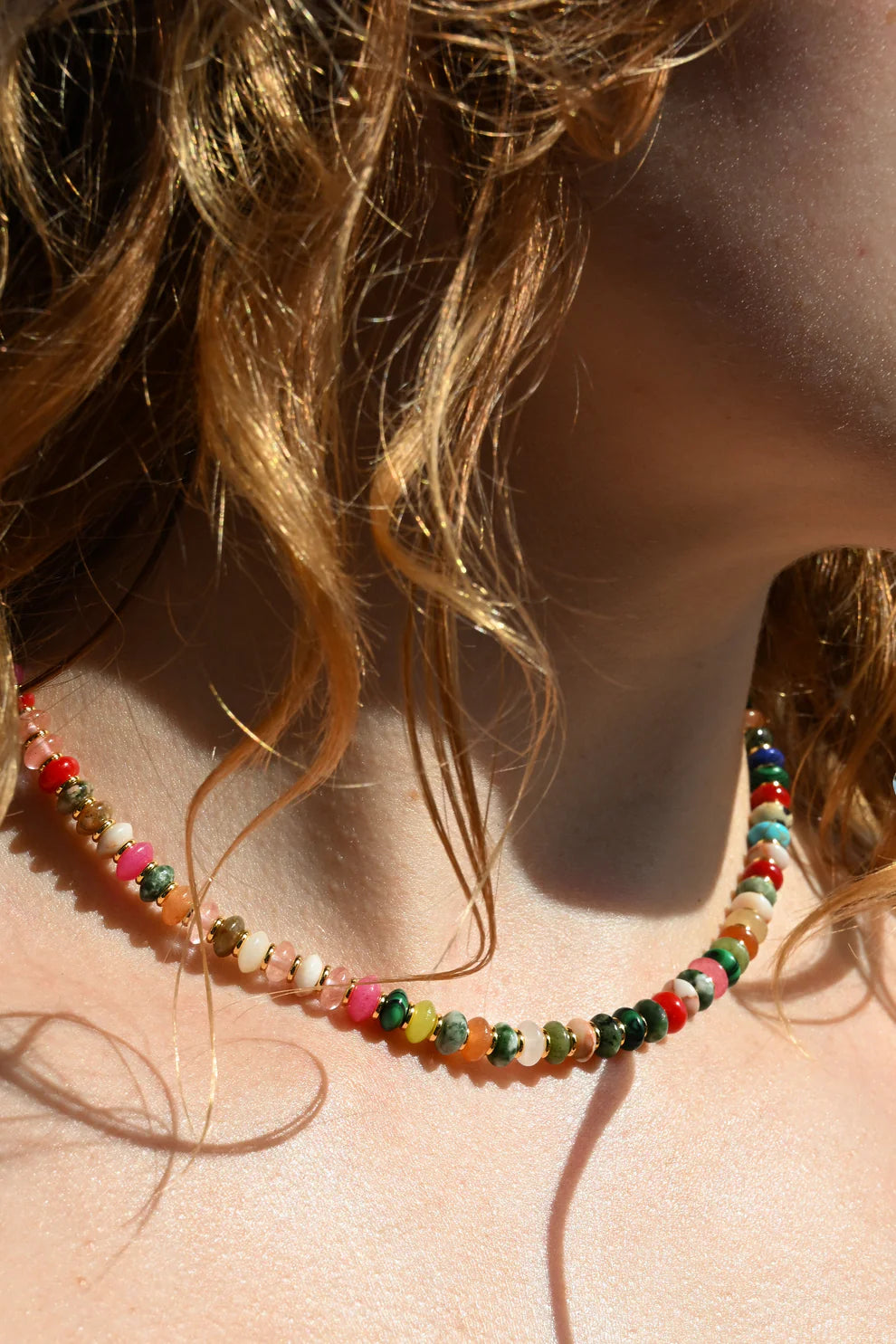 My Doris - Beaded Stone Necklace