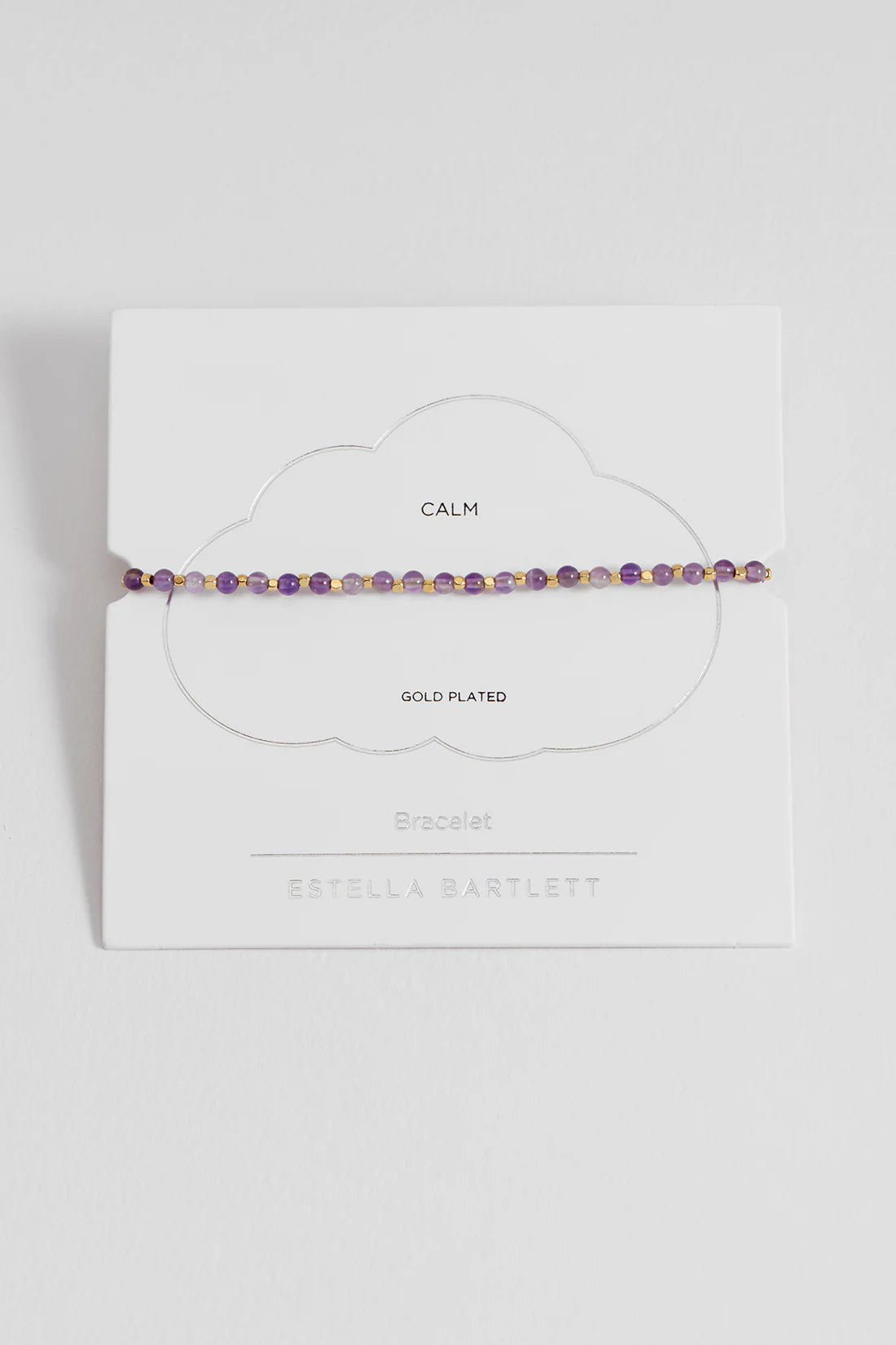 Estella Bartlett - Amelia Amethyst Bracelet Gold Plated