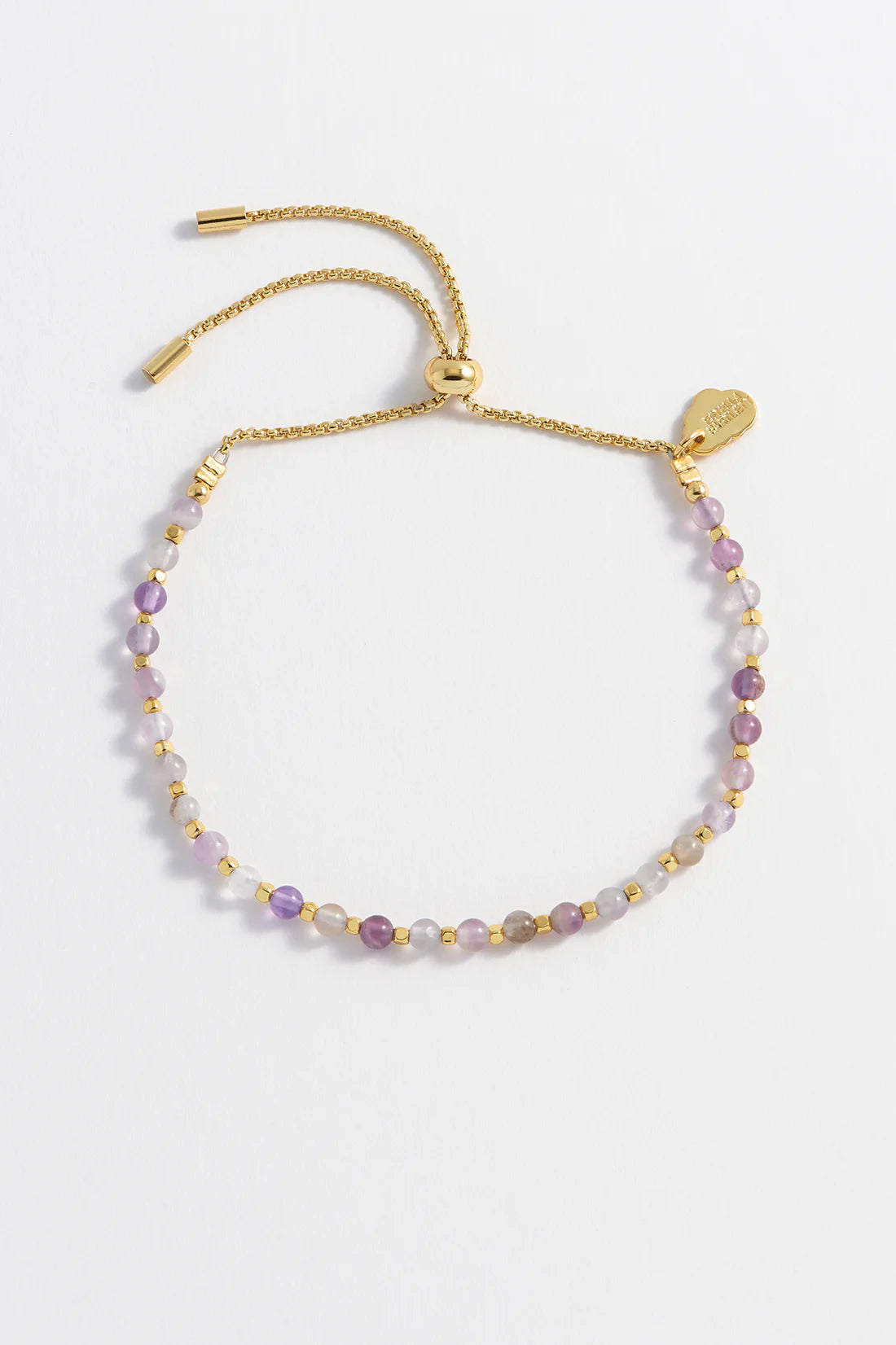 Estella Bartlett - Amelia Amethyst Bracelet Gold Plated