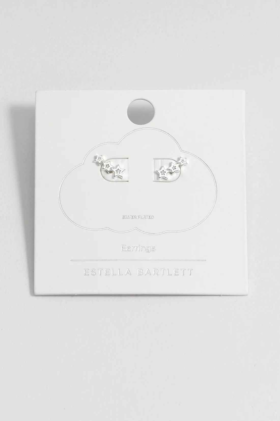 Estella Bartlett - CZ Star Stud Crawler Earrings