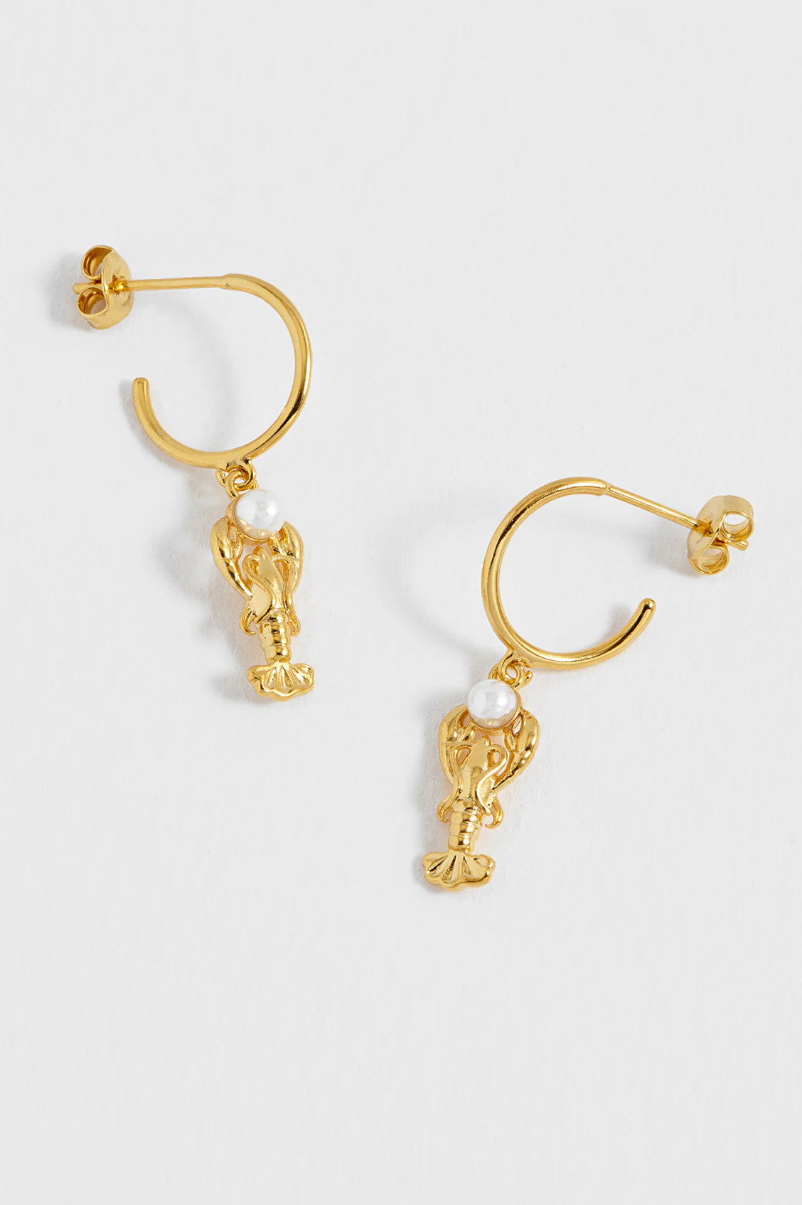Estella Bartlett - Lobster Charm Hoops