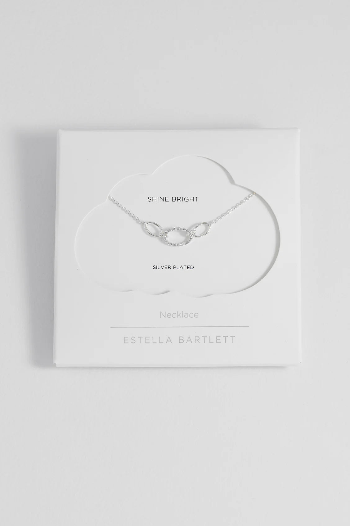 Estella Bartlett - Oval Link Chain Necklace - Silver